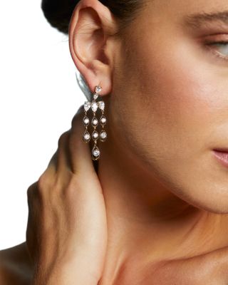 It Girl Cubic Zirconia Chandelier Earrings