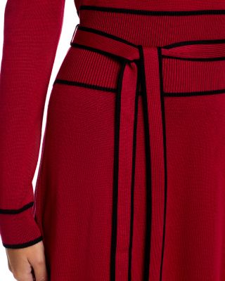 Crewneck Belted Dress - Exclusive