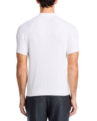 Textured Stitch Polo Shirt