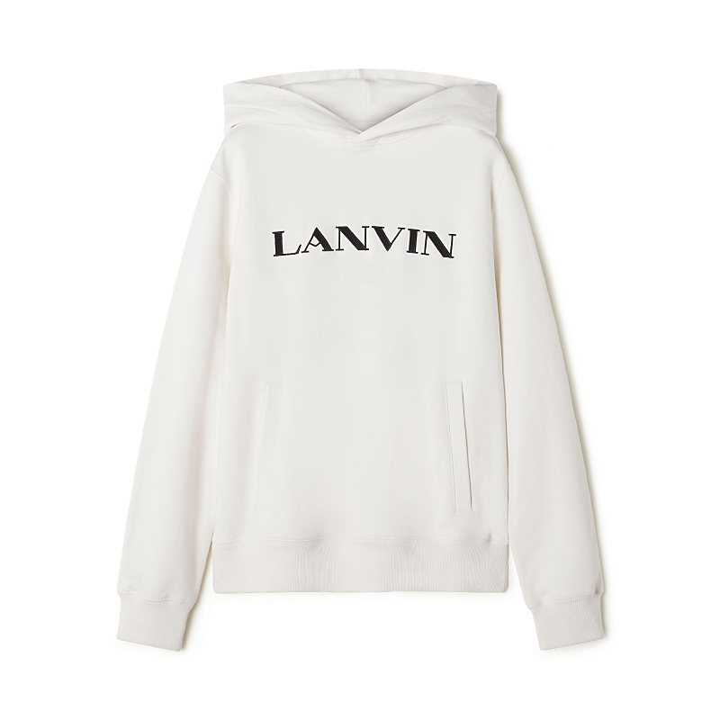 Lanvin Embroidered Cotton Hoodie