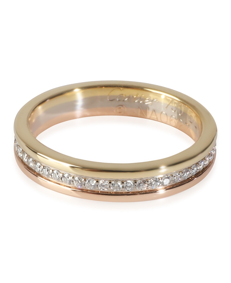 Pre-Owned Cartier Vendome Louis Cartier 18k 3 Tone Gold Band