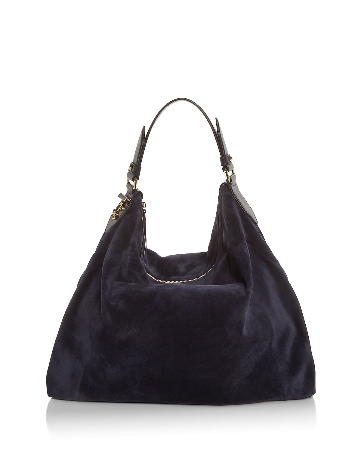 Jimmy Choo Ana Suede Hobo Shoulder Bag
