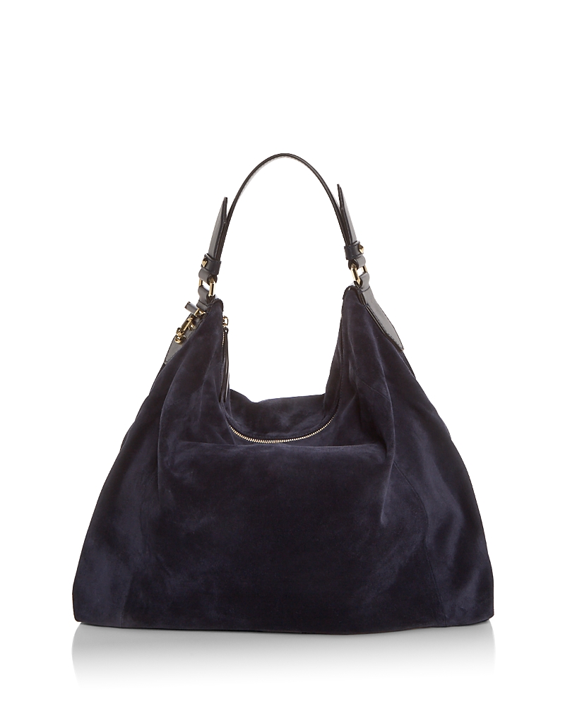 Jimmy Choo Ana Suede Hobo Shoulder Bag · OS