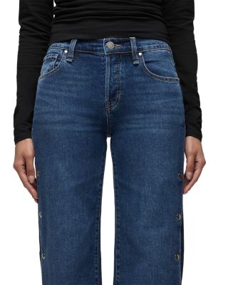 Rosie High Rise Wide Leg Jeans in Deep Ray