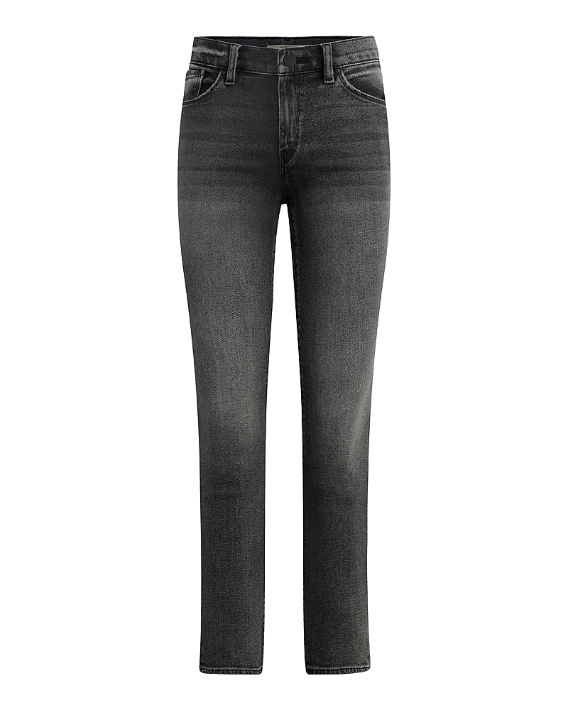 Hudson Nico Mid Rise Straight Jeans in Black Vortex