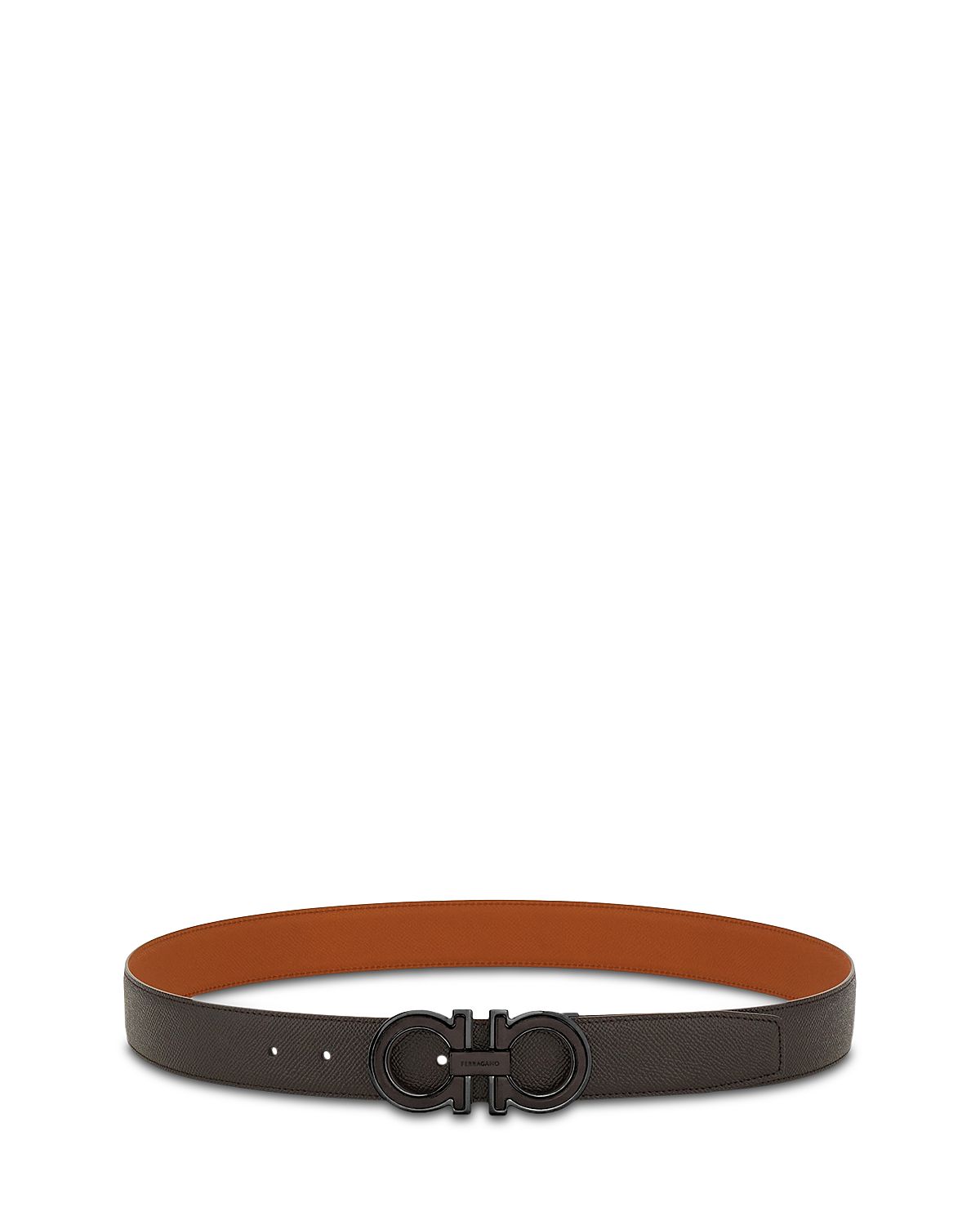 Ferragamo Gancini Reversible Adjustable Leather Belt