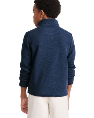 Boys' Saltwater Stripe Quarter Zip Mock Neck Sweatshirt - Little Kid, Big Kid 