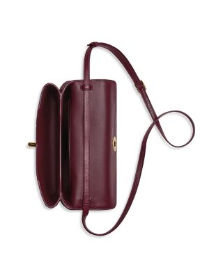 Knot Lock Intrecciato Leather Crossbody Bag