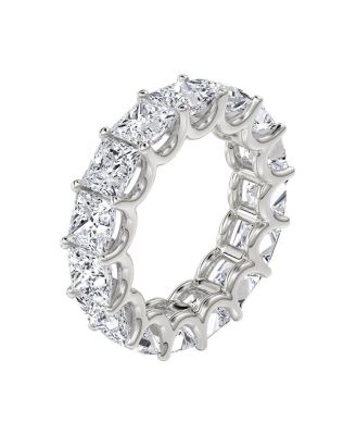 Eternity Band in Platinum, 7.5ctw Princess Lab Grown Diamonds
