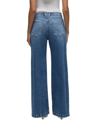 Jodie High Rise Wide Leg Jeans in Lunar