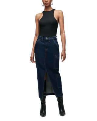 Reconstructed Denim Skirt