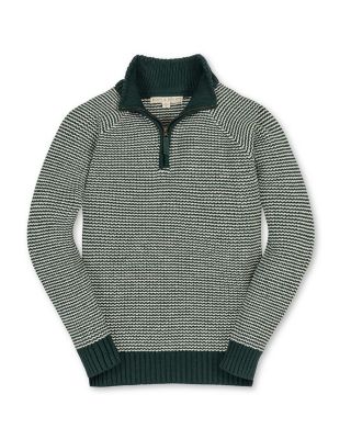 Boys' Organic Long Sleeve Half Zip Raglan Ski Sweater - Little Kid, Big Kid