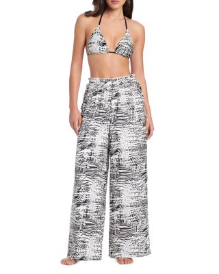 Wide Leg Pants Swim Cover Up