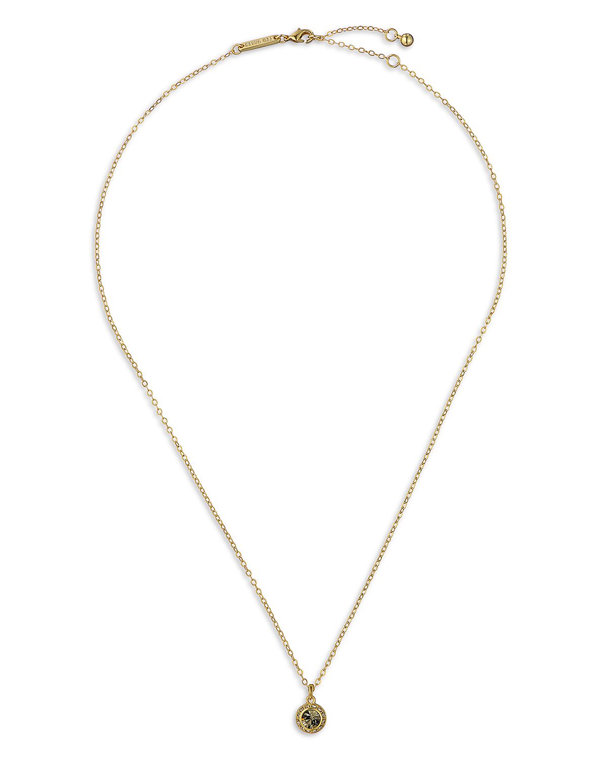 Ted Baker Soltell Solitaire Sparkle Crystal Pendant Necklace