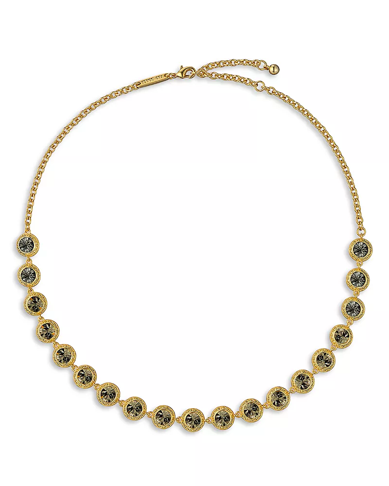 Ted Baker Solanna Solitaire Sparkle Crystal Chain Necklace, 15.7
