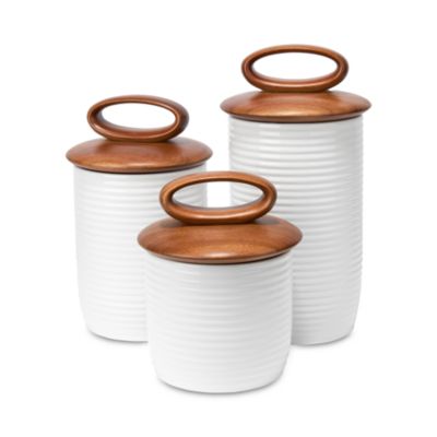Breaking Bread Canisters, Set of Three
