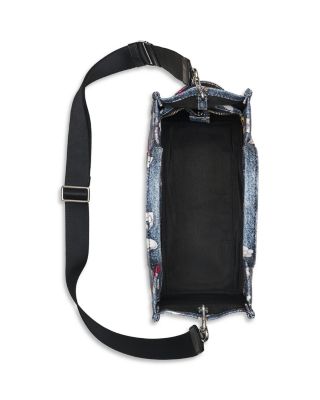 Trompe L&#39;oeil Medium Denim Trinket Tote