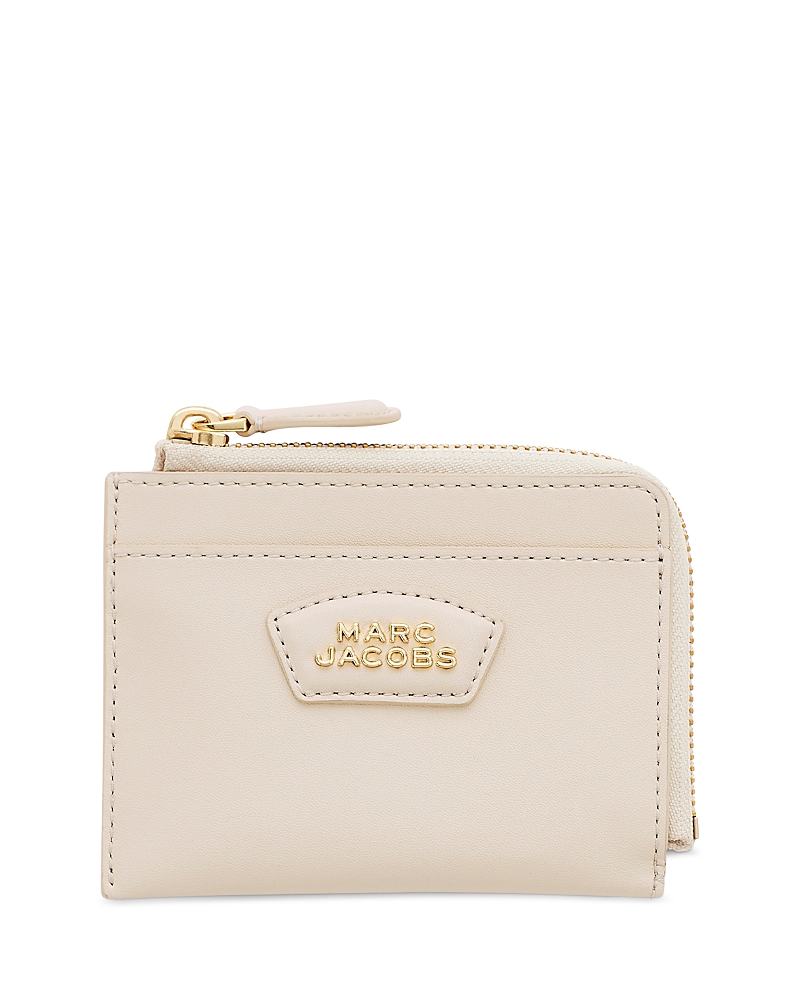Marc Jacobs The Everyday Leather Top Zip Wallet In Neutral