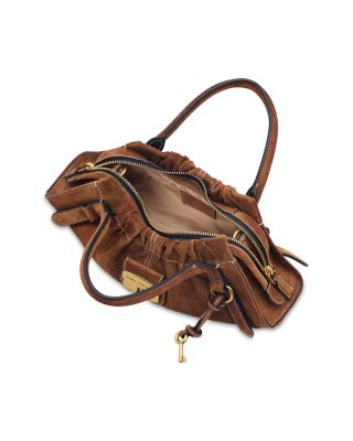 The Dakota Small Suede Satchel