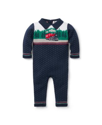 Boys' Train Collared One-Piece - Baby