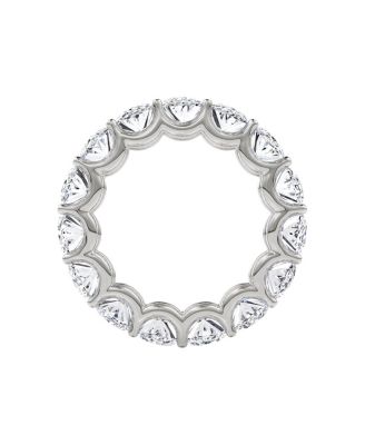 Eternity Band in Platinum, 7.5ctw Oval Lab Grown Diamonds