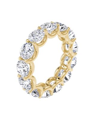 Eternity Band in 18K Gold, 6.5ctw Round Brilliant Lab Grown Diamonds