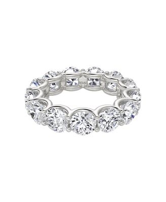 Eternity Band in 18K Gold, 6.5ctw Round Brilliant Lab Grown Diamonds