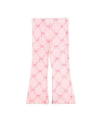  Unisex Bow Trellis Flare Legging