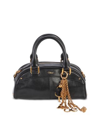 Small Leather Bowling Bag