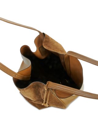 Spin Large Leather &amp; Suede Tote