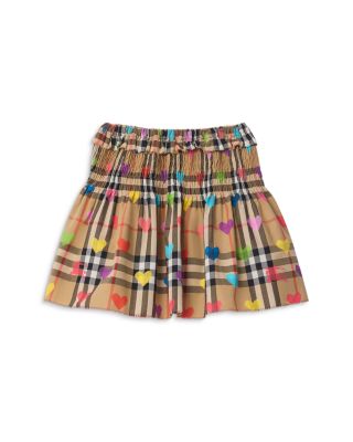 Girls' Ama Heart Check Cotton Skirt - Little Kid, Big Kid