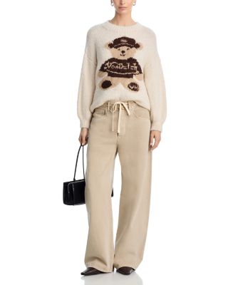 x Von Dutch Jacquard Bear Crewneck Sweater - Exclusive