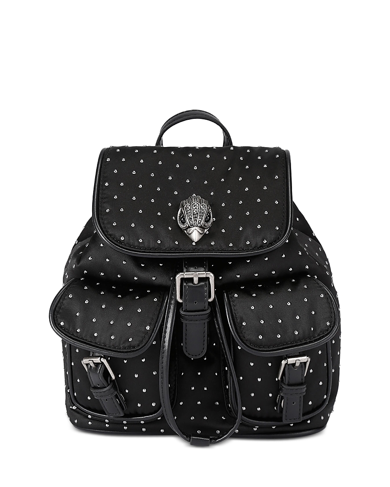 Kurt Geiger Hoxton Small Studded Backpack In Black