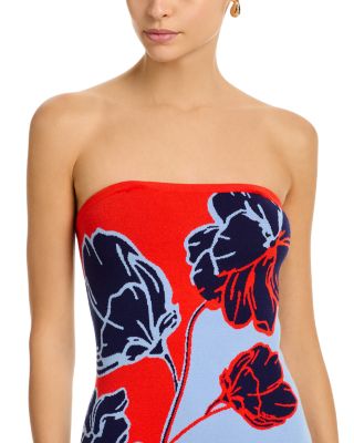 Simone Strapless Midi Dress