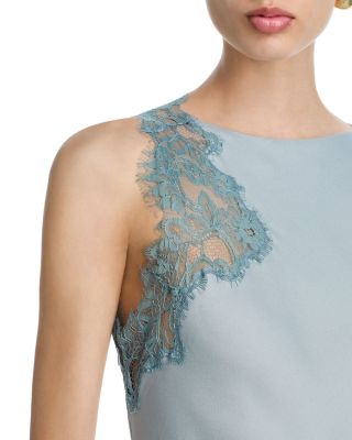 Alessia Lace Inset Asymmetrical Dress