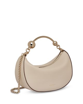 Crescent Moon Small Leather Crossbody