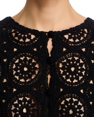 Crochet Cardigan & Midi Skirt 