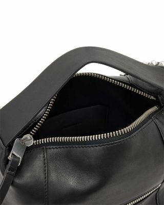 Vega Embossed Leather Grab Bag