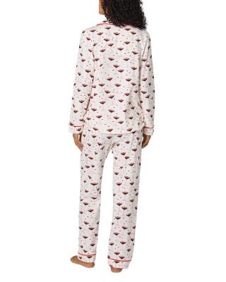 Espresso Kisses Long Sleeve Pajama Set
