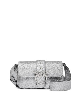Love One Mini Metallic Leather Shoulder Bag