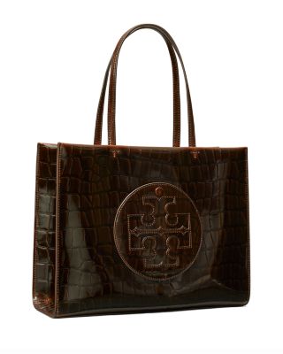 Ella Croc Embossed Small Tote