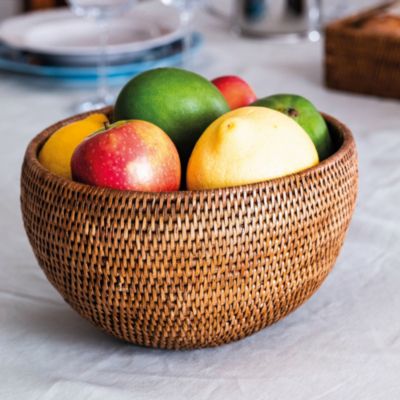 Radici Home Collection Rattan 10&amp;quot; Bowl