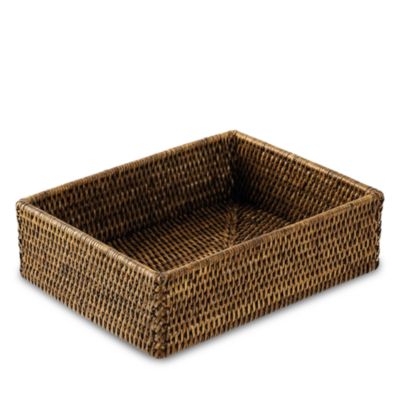 Radici Home Collection Rattan Rectangular Tray