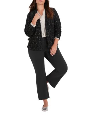 Metallic Grid Knit Jacket