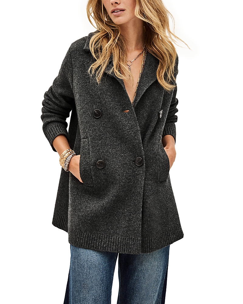 ba & sh Vesta Wool Blend Cardigan Sweater