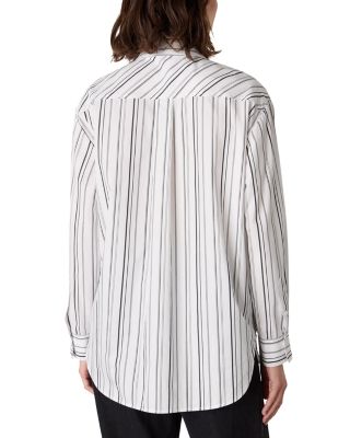Irregular Stripe Relaxed Shirt