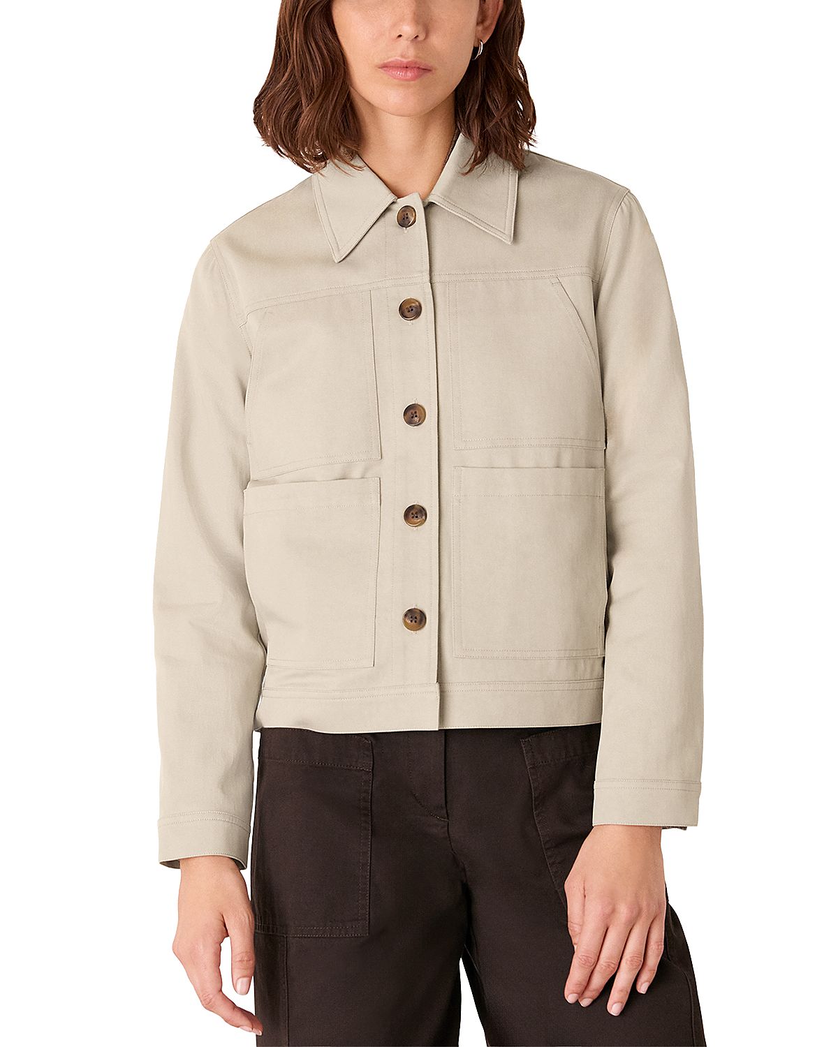Whistles Mia Four Pocket Button Jacket