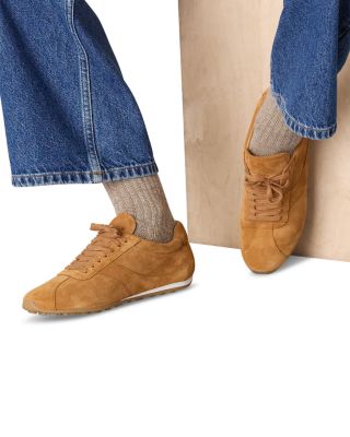 Women's Soft Suede Low Top Sneakers