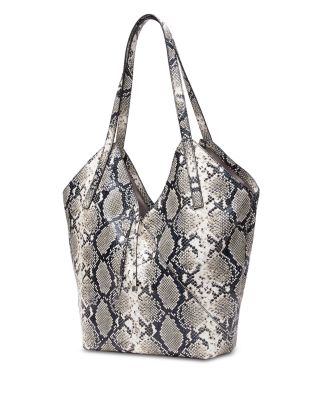 Alix Large Embossed Leather Tote