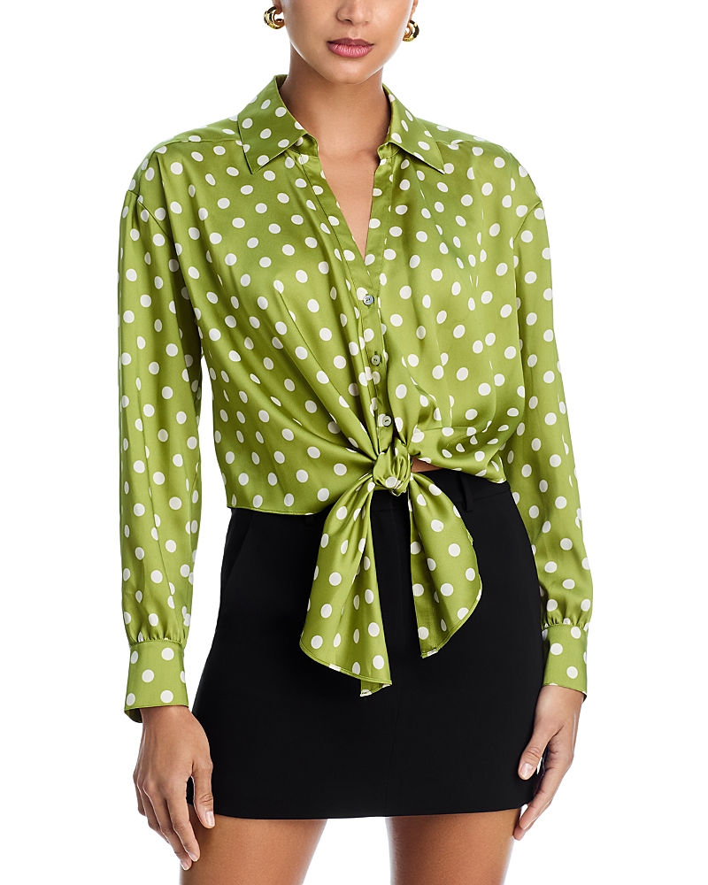 Cinq a Sept Camille Tie Front Blouse